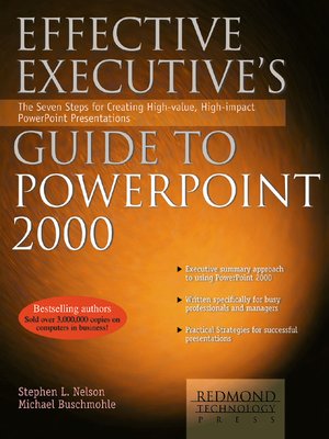 cover image of Effective Executive's Guide to PowerPoint 2000